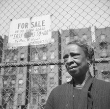 A Harlem resident, New York, 1943. Creator: Gordon Parks.