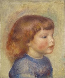 Tête d'enfant (Head of a child), c. 1906. Creator: Renoir, Pierre Auguste (1841-1919).