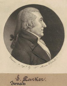 Josiah Parker, 1799. Creator: Charles Balthazar Julien Févret de Saint-Mémin.