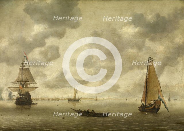 At the Entrance of the Harbour, 1640-1650. Creator: Hendrick van Anthonissen.