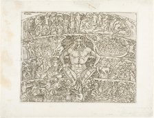 Inferno According to Dante, c. 1470, printed 19th century. Creator: Unknown.