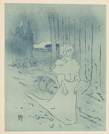 The Manor Lady or the Omen (La chatelaine ou le tocsin), 1895. Creator: Henri de Toulouse-Lautrec.