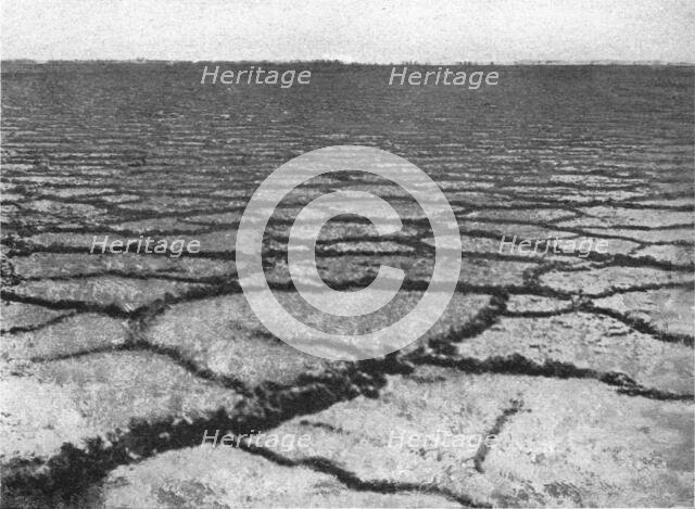''Terrain argileux crevasse la chaleur; Afrique du nord', 1914. Creator: Jules Gervais-Courtellemont.