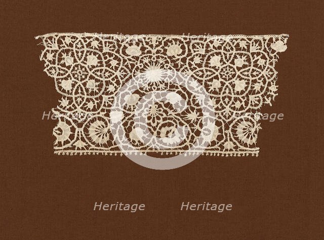 Fragment (Border), Italy, 1620s/30s. Creator: Unknown.