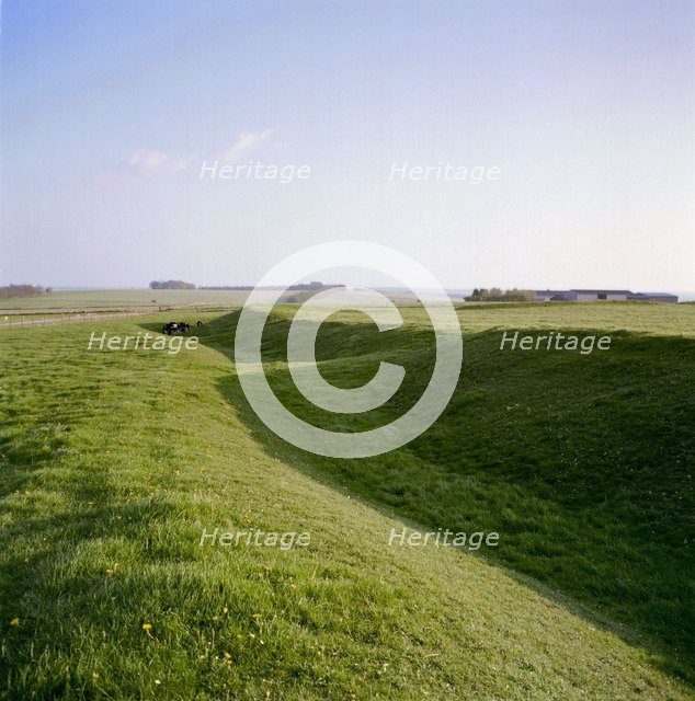Knook Castle, Wiltshire, 1999. Artist: IJ Leonard