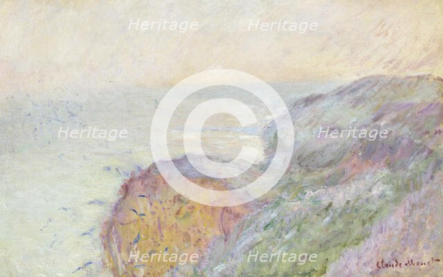 Cliffs near Dieppe, 1897. Creator: Monet, Claude (1840-1926).