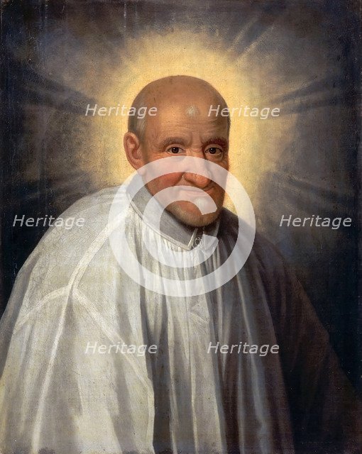 Saint Vincent de Paul (1581-1660). Artist: François, Simon (1606-1671)