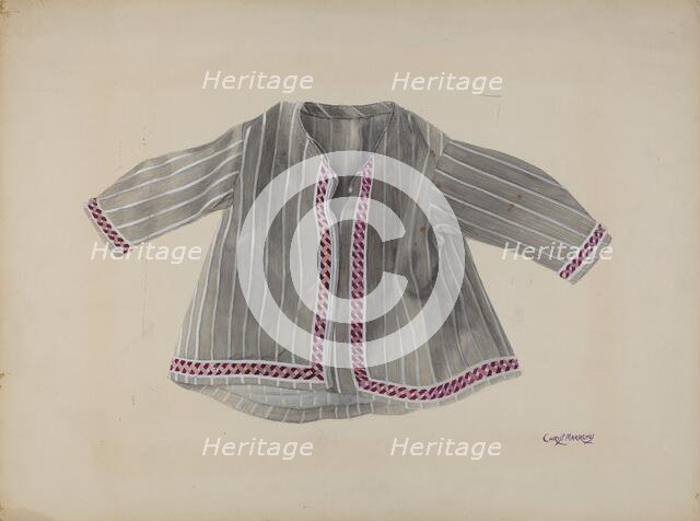 Doll's Jacket, c. 1936. Creator: Chris Makrenos.