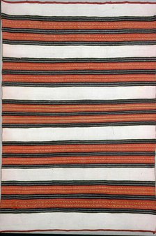 Blanket, probably Pueblo Indian, Southwest, 1851/1900. Creator: Unknown.