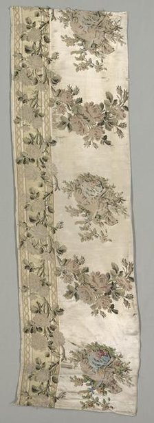 Length of Brocaded Satin, c. 1780. Creator: Philippe de Lasalle (French, 1723-1805).