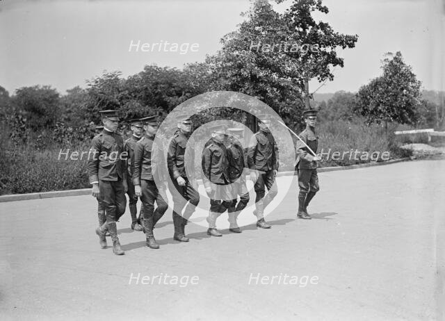 Junior American Guard Drilling, 1917. Creator: Harris & Ewing.