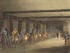 Horse Armoury, Tower of London, November 1, 1809., November 1, 1809. Creators: Thomas Rowlandson, Augustus Charles Pugin, Thomas Sunderland.