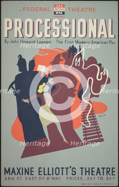 Processional, New York, 1937. Creator: Unknown.