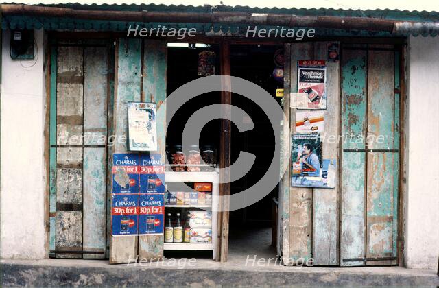 Shop, Ladakh, India, 1988. Creator: Amanda Waite.