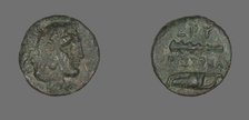 Coin Depicting the Hero Herakles, 4th century BCE. Creator: Unknown.