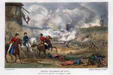 Ninth Regiment of Foot, Battle of Roleia, Portugal, 17th August 1808.Artist: Madeley