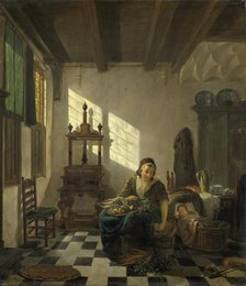 The Housewife, 1800-1811. Creator: Abraham van Strij.