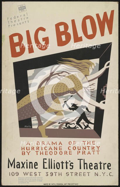 Big Blow, New York, 1938. Creator: Unknown.