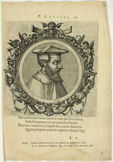 Portrait of P. Crassus, published 1574. Creators: Unknown, Johannes Sambucus.