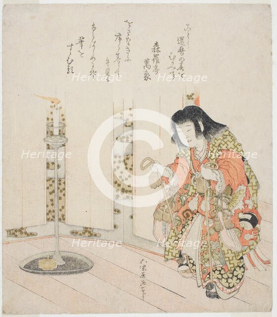 Horse Shells (Umagai), from the series "A Selection of Horses (Uma-zukushi)", Japan, 1822. Creator: Hokusai.