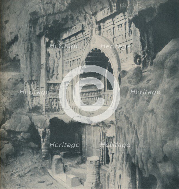 'Columns and Architrave Chiselled from the Rock with Wondrous Skill', c1935. Artist: Unknown.