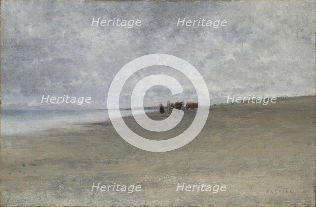 Hazy Weather by the Sea. Creator: August Hagborg.