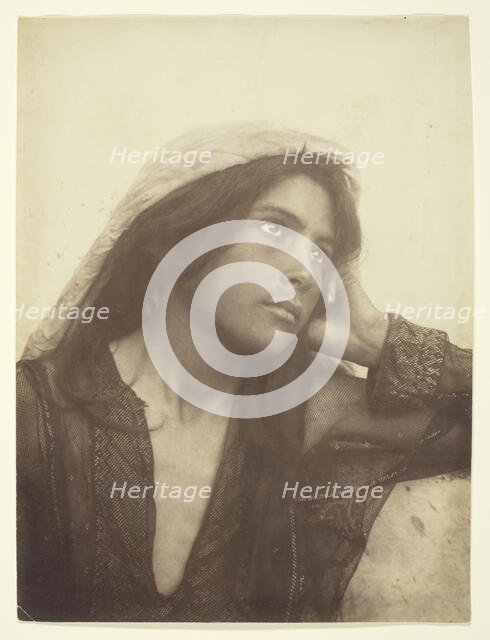 Untitled [young woman], c. 1890.  Creator: Count Wilhelm von Gloeden.
