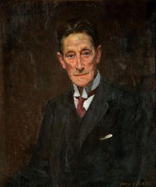 Portrait of Sir Johnston Forbes-Robertson, 1900-1925.  Creator: George James Coates.