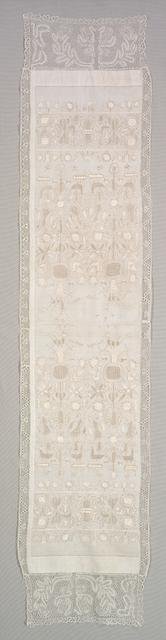 Table Runner, c 1800s. Creator: Unknown.