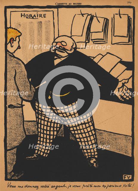 Crimes and Punishments XII, 759: You give me your money, 1869. Creator: Félix Vallotton (French, 1865-1925).