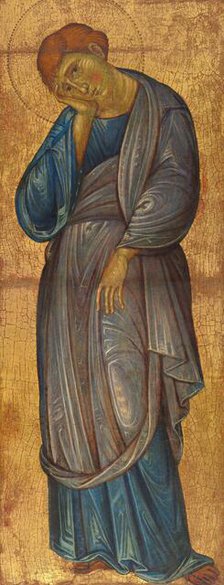 The Mourning Saint John the Evangelist, c. 1270/1275. Creator: Master of the Franciscan Crucifixes.