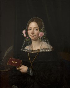 Portrait of a Woman, 1842. Creator: Jan Jozef Sikorski.