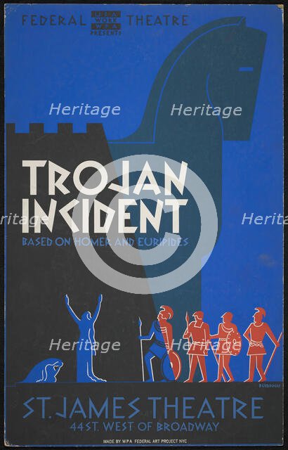 Trojan Incident, New York, 1938. Creator: Unknown.