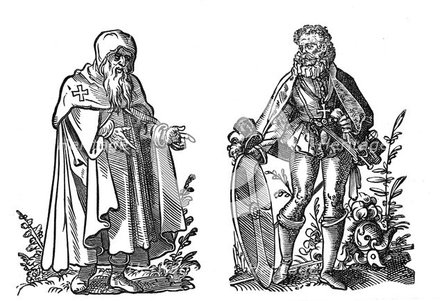 Knights Hospitallers, 16th century. Artist: Unknown