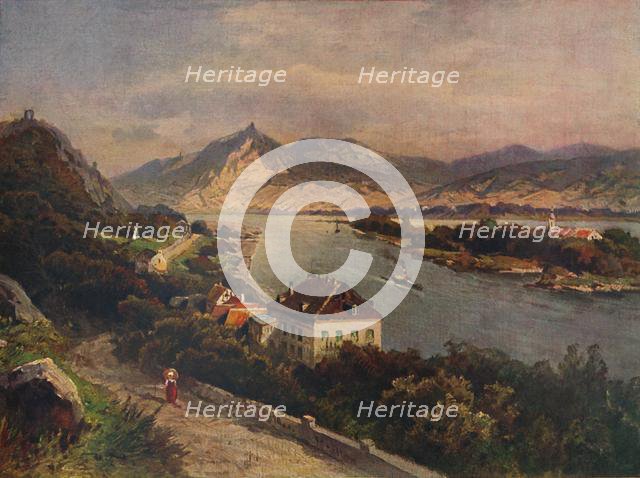 'Rolandseck - Insel Nonnenwerth und Siebenebirge', 1923. Creator: Nikolai of Astudin.