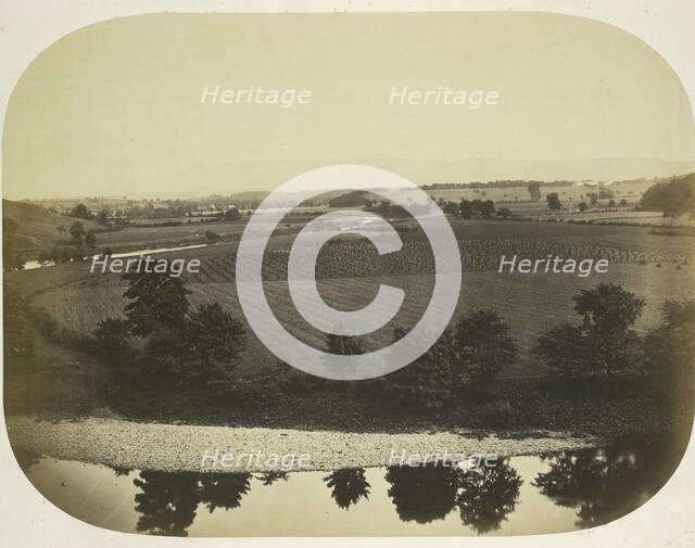 Valley of the Ribble and Pendle Hill, 1859. Creator: Roger Fenton.