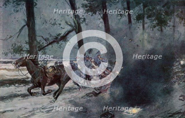 'On the Road to Souain, Sommepy', France, World War I, 1915 (1929). Artist: Unknown