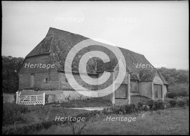 Tithe Barn, Cherhill, Wiltshire, Wiltshire, 1930s. Creator: Marjory L Wight.