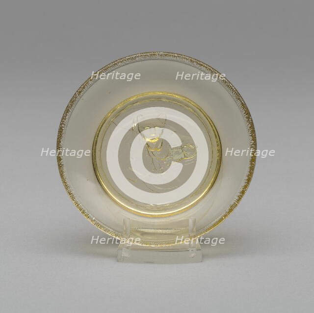 Toy plate, c. 1850. Creator: Unknown.