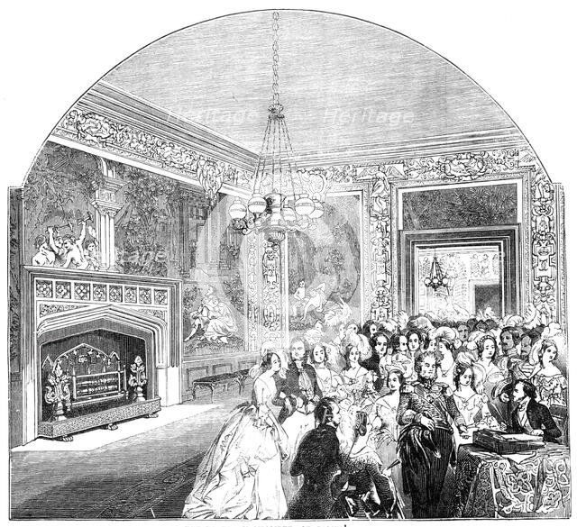 The Tapestry Chamber, St James's Palace, 1844. Creator: Unknown.