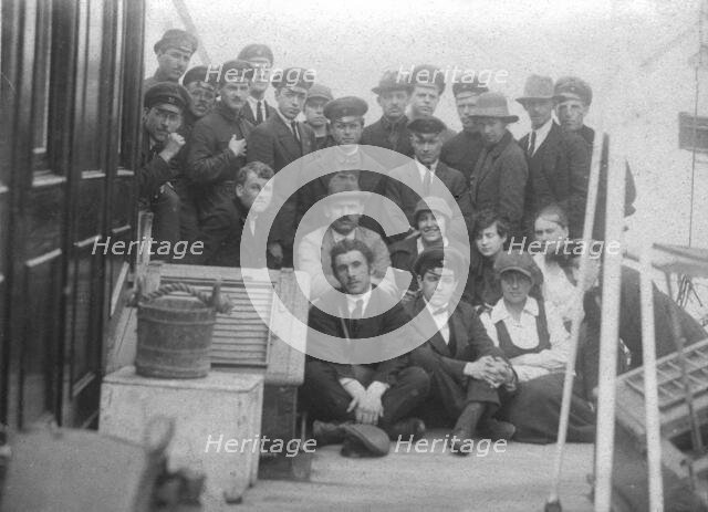 Senior Students of Vladivostok Polytechnic Institute During a Trip to the Ashio-Niko Copper, ...1922 Creator: Unknown.