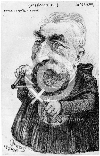 Emile Combes, French politician, 20th century.  Artist: Orens Denizard