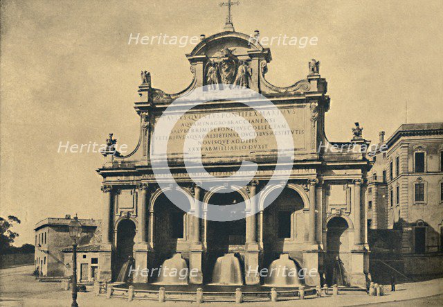 'Roma - Fountain of the aquaduct of Paul V, erected from the designs of Fontana in 1612', 1910. Artist: Unknown.