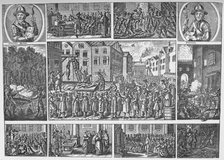 Incidents in Venner's Rising and the execution of the rebel leaders, 1661 (1903). Artist: Unknown.