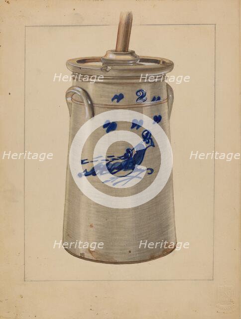 Churn, 1936. Creator: Charles Caseau.