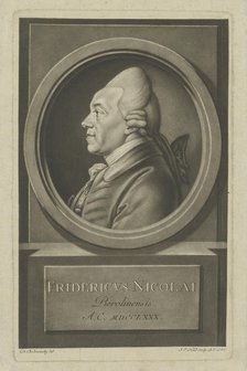 Christoph Friedrich Nicolai (1733-1811) , 1780. Creator: Chodowiecki, Daniel Nikolaus (1726-1801).