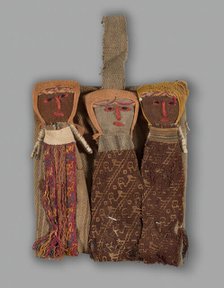 Dolls, Peru, 1950/84, with textile fragments from A.D. 1000/1476. Creator: Unknown.