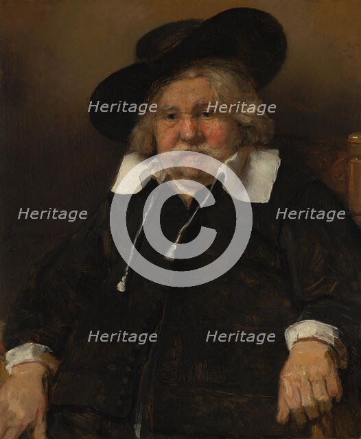 Portrait of an Elderly Man, c1630-1660s. Creator: Rembrandt Harmensz van Rijn.