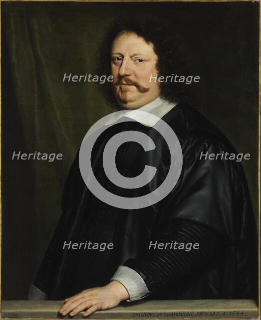 Portrait of Henri Groulart, Seigneur de la Court, 1654. Creator: Champaigne, Philippe, de (1602-1674).