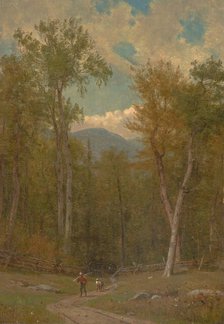 Landscape, about 1886. Creator: Worthington Whittredge.